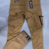 Six Pocket Twill Cargo Pant Biscuit Color JOG04 - Image 2